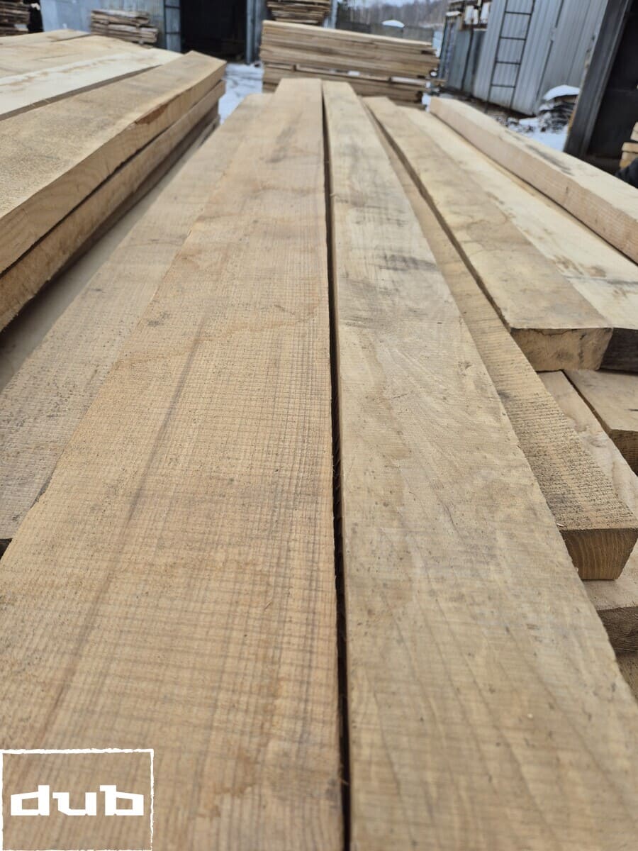 Доска ясеня сухая обрезная 0 сорт 2000-3000х150х50мм